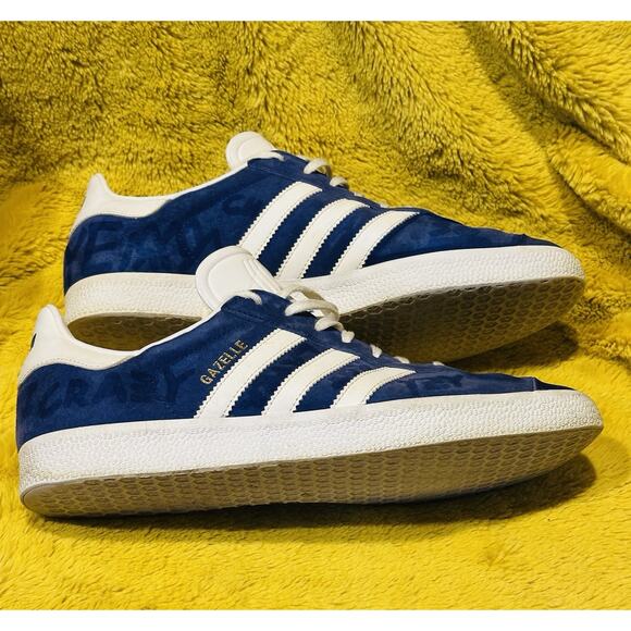 Adidas Gazelle Royal Blue White Mens Sz 10 No Box skater indoor soccer sneakers - Picture 3 of 9